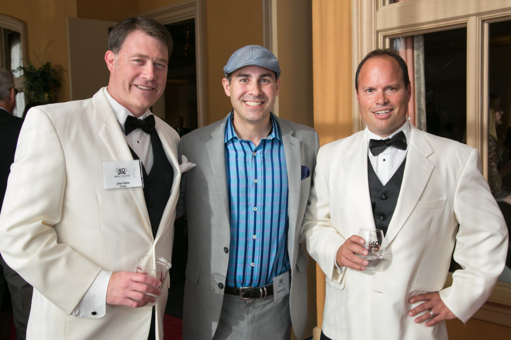 Mike Frazier and friends at the company anniversary event